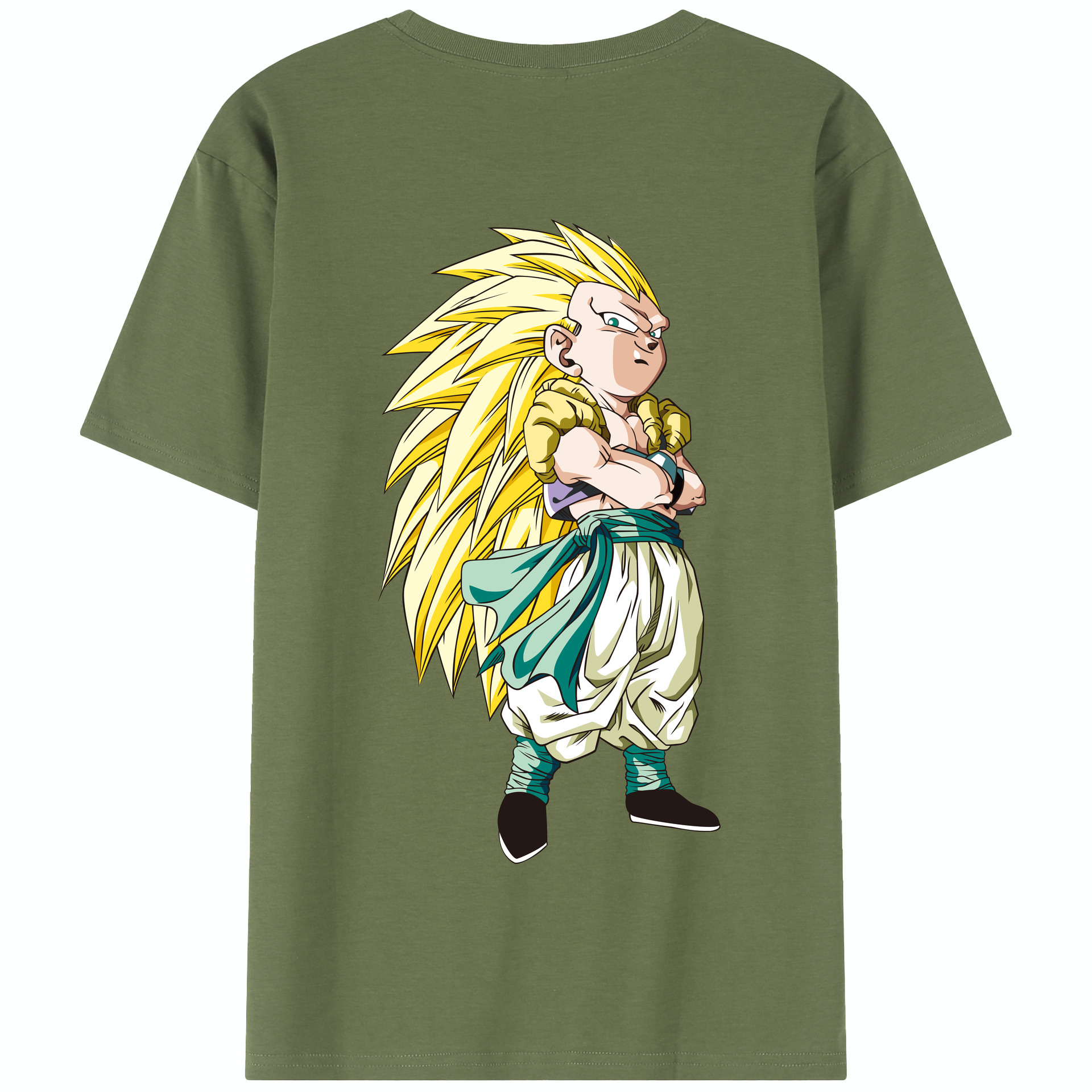 （画像用） ドラゴンボール ベジット DRAGON BALL Vegetto 綿100％半袖Tシャツ（背面プリント）
